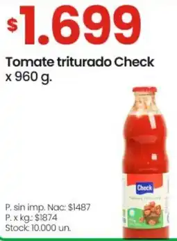 Changomas Check tomate triturado oferta