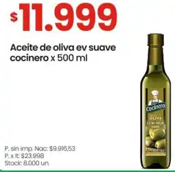 Changomas Cocinero aceite de oliva ev suave oferta