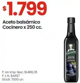 Changomas Cocinero aceto balsámico oferta