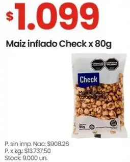 Changomas Check maiz inflado oferta