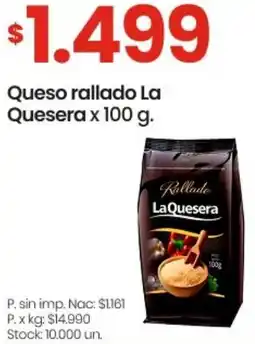 Changomas La quesera queso rallado oferta