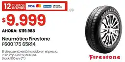 Changomas Firestone neumático oferta