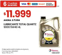 Changomas Total quartz lubricante oferta