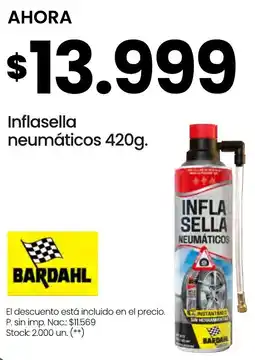 Changomas Bardahl inflasella neumáticos oferta