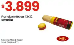 Changomas Iael franela sintética oferta