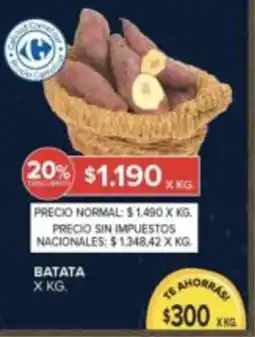 Carrefour Batata oferta