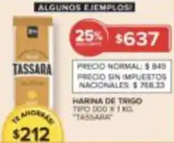 Carrefour Tassara harina de trigo tipo doo oferta
