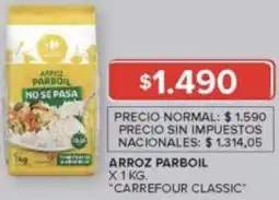 Carrefour Carrefour classic arroz parboil oferta