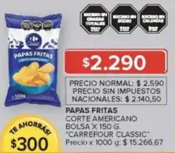Carrefour Carrefour classic papas fritas corte americano bolsa oferta