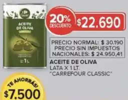 Carrefour Carrefour classic aceite de oliva oferta