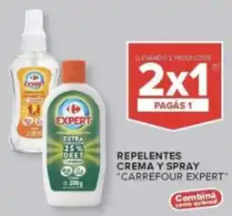 Carrefour Carrefour expert repelentes crema y spray oferta