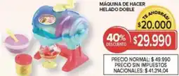 Carrefour Máquina de hacer helado doble oferta