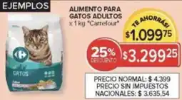 Carrefour Carrefour alimento para gatos adultos oferta