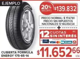 Carrefour Cubierta formula energy 175-65-14 oferta