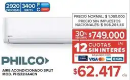Carrefour Philco aire acondicionado split oferta