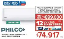 Carrefour Philco aire acondicionado split oferta