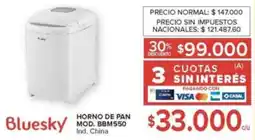 Carrefour Bluesky horno de pan oferta