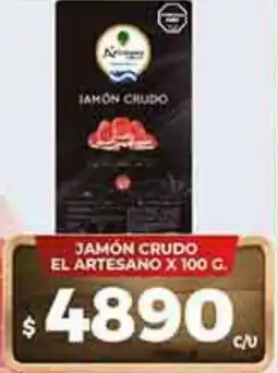 Supermercados DIA Jamón crudo el artesano oferta