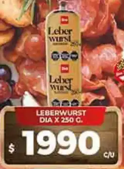 Supermercados DIA Dia leberwurst oferta