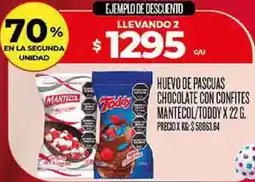 Supermercados DIA Mantecol/toddy huevo de pascuas chocolate con confites oferta