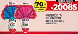 Supermercados DIA Kinder huevo de pascuas con leche gran sorpresa nena/nene oferta