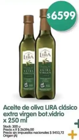 Supermercados Buenos Días Lira aceite de oliva clásico extra virgen bot.vidrio oferta