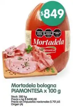 Supermercados Buenos Días Piamontesa mortadela bologna oferta