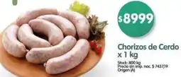 Supermercados Buenos Días Chorizos de cerdo oferta
