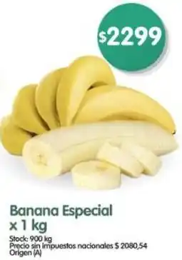 Supermercados Buenos Días Banana especial oferta