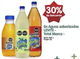 Supermercados Buenos Días Levite en aguas saborizadas total marca oferta