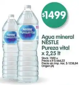 Supermercados Buenos Días Nestlé agua mineral pureza vital oferta