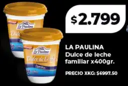 Supermayorista Vital La paulina dulce de leche familiar oferta