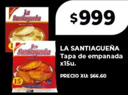 Supermayorista Vital La santiagueña tapa de empanada oferta