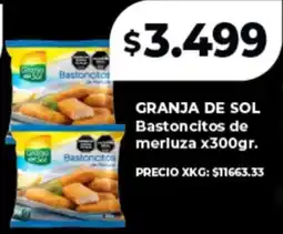 Supermayorista Vital Granja de sol bastoncitos de merluza oferta