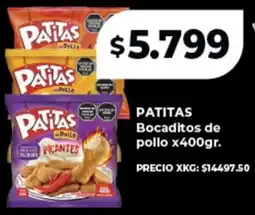 Supermayorista Vital Patitas bocaditos de pollo oferta