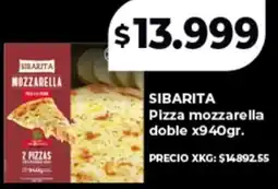 Supermayorista Vital Sibarita pizza mozzarella doble oferta