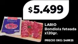 Supermayorista Vital Lario bondiola feteada oferta