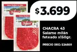 Supermayorista Vital Chacra 43 salame milán feteado oferta