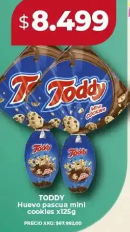 Supermayorista Vital Toddy huevo pascua mini cookies oferta