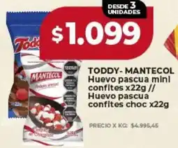 Supermayorista Vital Toddy-mantecol huevo pascua mini confites oferta