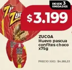 Supermayorista Vital Zucoa huevo pascua confites choco oferta