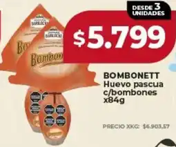 Supermayorista Vital Bombonett huevo pascua c/bombones oferta