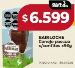 Supermayorista Vital Bariloche conejo pascua c/confites oferta
