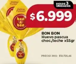 Supermayorista Vital Bon bon huevo pascua choc./leche oferta