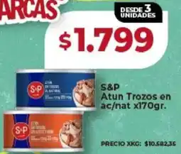Supermayorista Vital S&P atun trozos en ac/nat oferta
