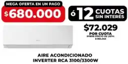Supermayorista Vital Rca aire acondicionado inverter oferta