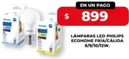 Supermayorista Vital Philips lámparas led ecohome fría/cálida oferta