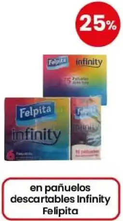 Coto Felipita en pañuelos descartables infinity oferta