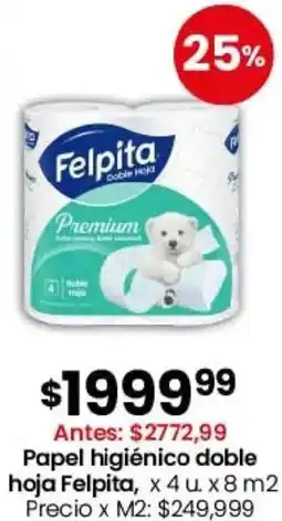 Coto Felpita papel higiénico doble hoja oferta