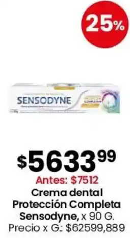Coto Sensodyne crema dental protección completa oferta